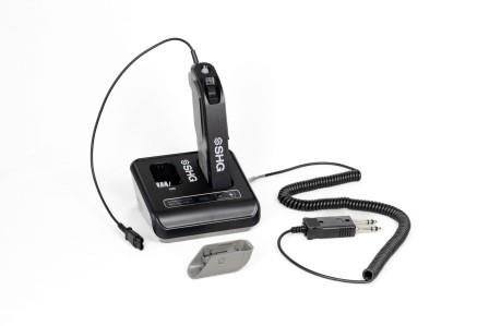 Adaptateur casque PTT sans fil Dect SHG S 200 compatible Plantronics QD