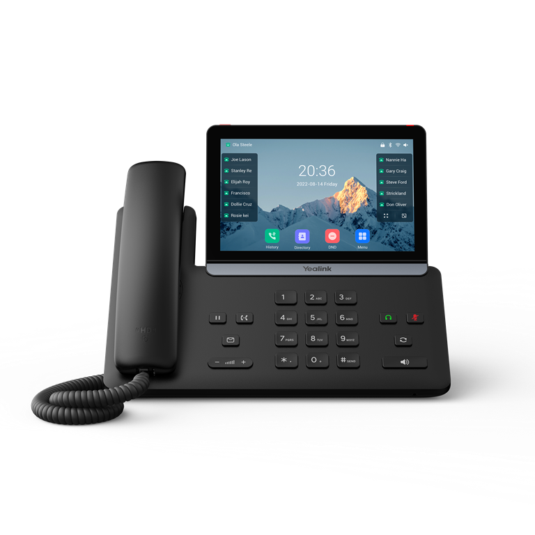 Téléphone à écran tactile SIP YEALINK T87W