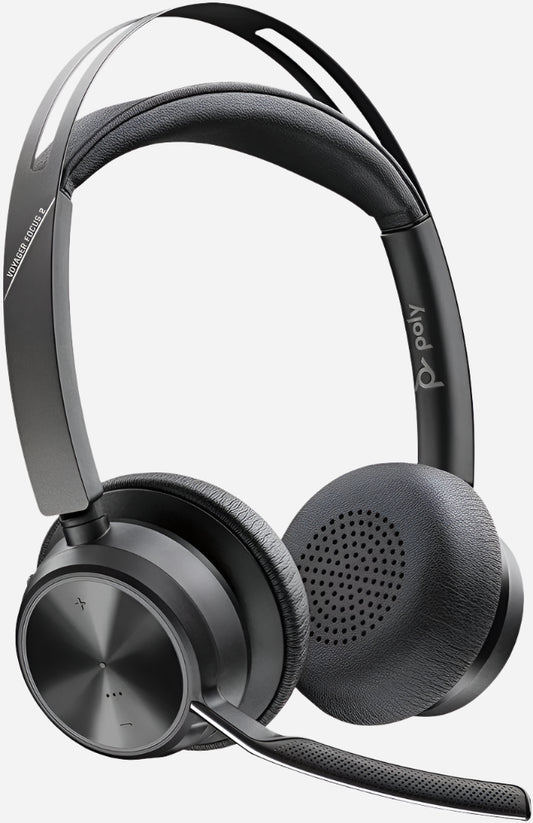 Poly Voyager Focus2 Microsoft Teams avec support de charge