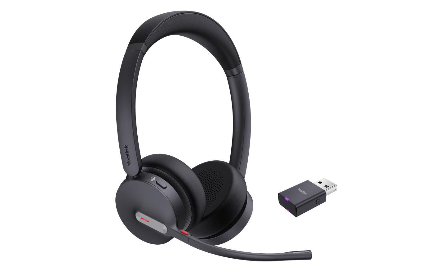 Micro-casque sans fil hybride DECT et Bluetooth Yealink WH64 DUO
